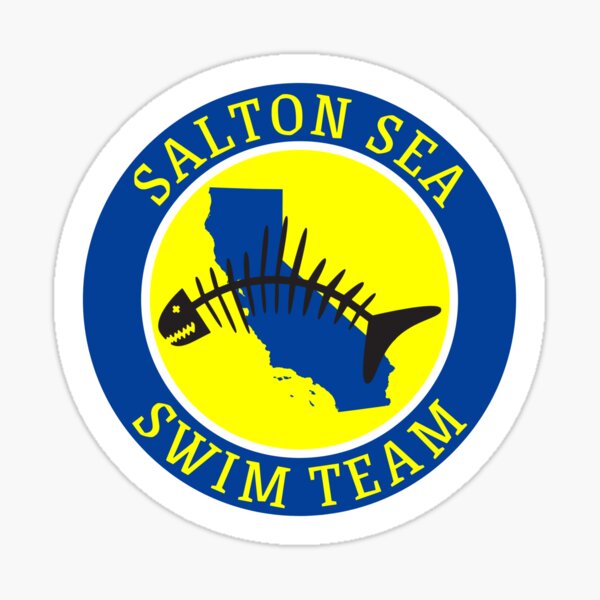 Item preview, Salton Sea Swim Team Navy Blue Funny  designed and sold by MojaveTradePost.