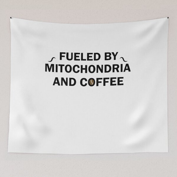 Item preview, Fueled By Mitochondria And Coffee designed and sold by imaneless.