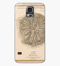 Map Of Tahiti 1788 Case/Skin for Samsung Galaxy