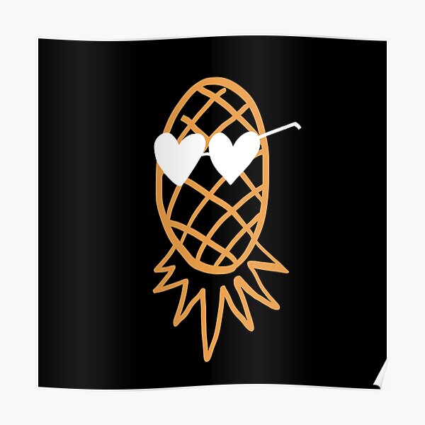 Swinging Lifestyle Pineapple Upside Down Poster