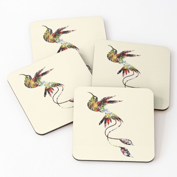 Item preview, Galaxy demons killed with a dream abstract hummingbird designed and sold by TitaCris.