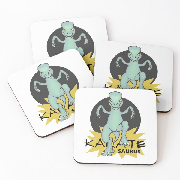 Item preview, Karatesaurus Raptor Crane Kick - Funny Dino Karate designed and sold by ViewerEqualsPhoton.