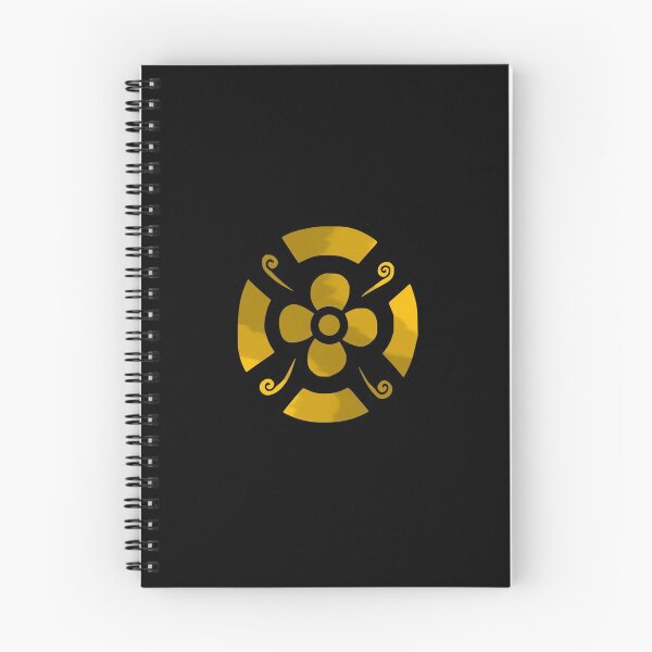 Item preview,  Flower shield (yellow tie dye on black)  designed and sold by Encie-Designs.