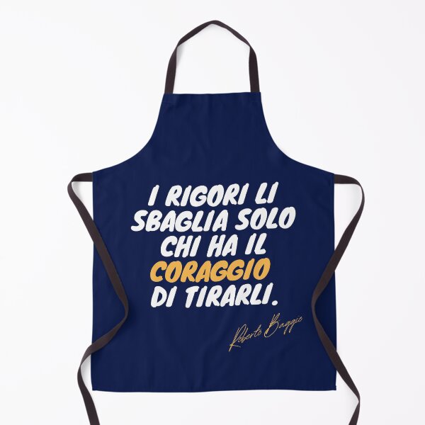 Item preview, Roberto Baggio Divin Codino Citazione Calcio Rigori Coraggio Motivazione Italiano designed and sold by FootballQuotes.