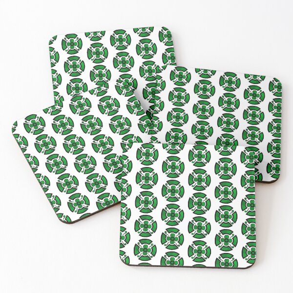 Item preview, Flower shield (Green tie dye)  designed and sold by Encie-Designs.