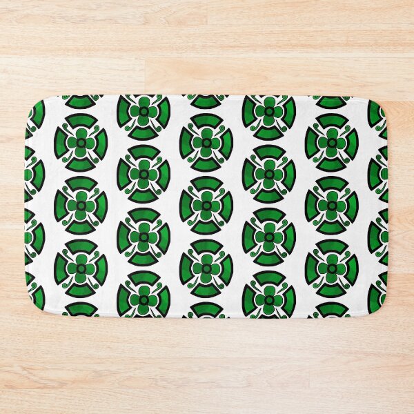 Item preview, Flower shield (Green tie dye) designed and sold by Encie-Designs.