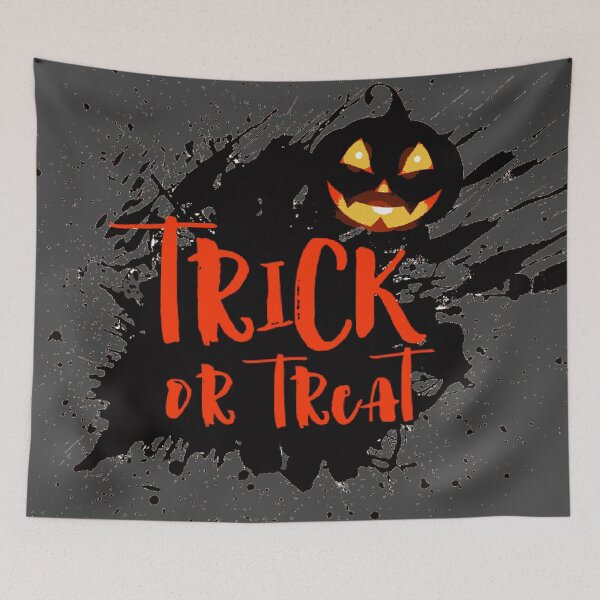 Item preview, Trick or Treat Jack O Lantern Splatter designed and sold by GL Digital Artwork .