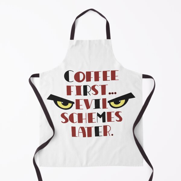 Item preview, Coffee first…evil schemes later designed and sold by Aubonyk.
