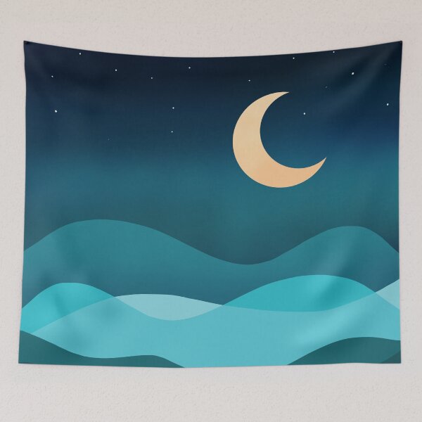 Item preview, Ocean Moonrise designed and sold by KathrinLegg.