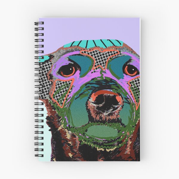 Item preview, Psychedelic Portrait Rescue Dog designed and sold by NancyMerkle.