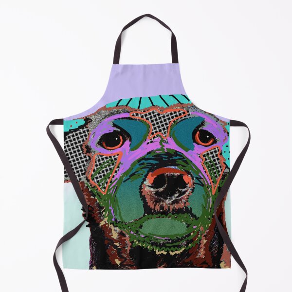 Item preview, Psychedelic Portrait Rescue Dog designed and sold by NancyMerkle.
