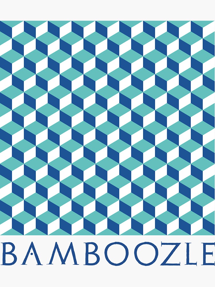 "bamboozle" Sticker for Sale by MashkeZEAM Redbubble