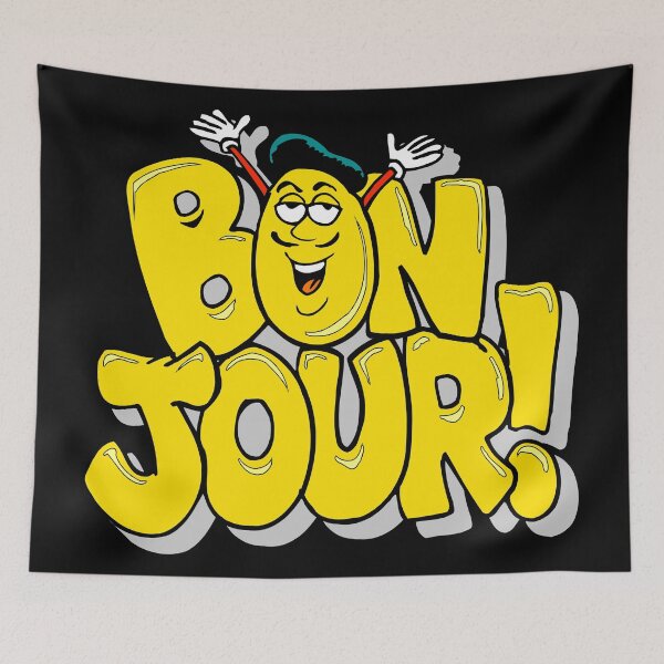 Item preview, Bonjour - with a word art caption. designed and sold by janraydesigns.