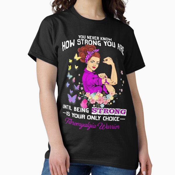Item preview, Fibromyalgia Warrior You Never Know How Strong You Are designed and sold by largellie.