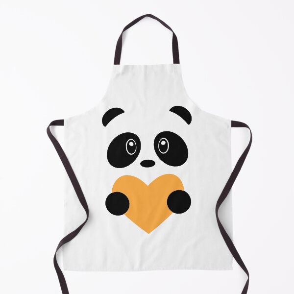 Artikelvorschau, Orange Herz Panda #86 - 1000Pandas von Amanda Roos entworfen und verkauft von Amanda Roos.