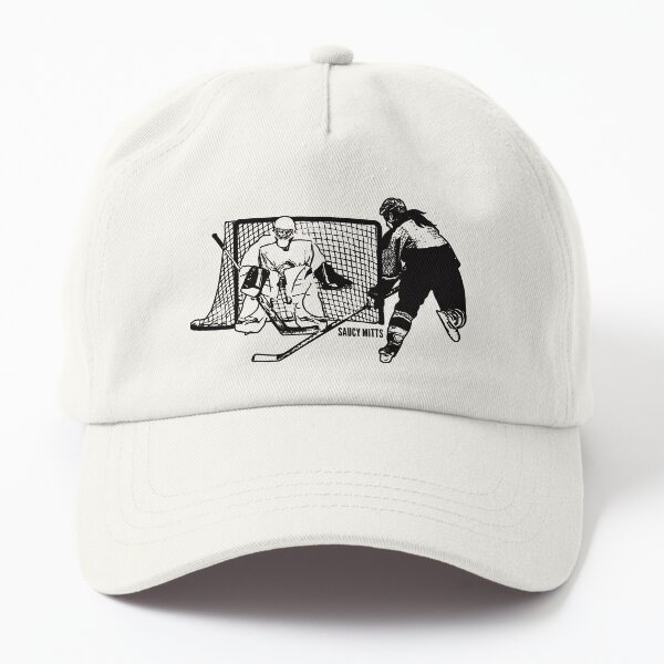 Women's Hockey Shot On Net Sketch Dad Hat