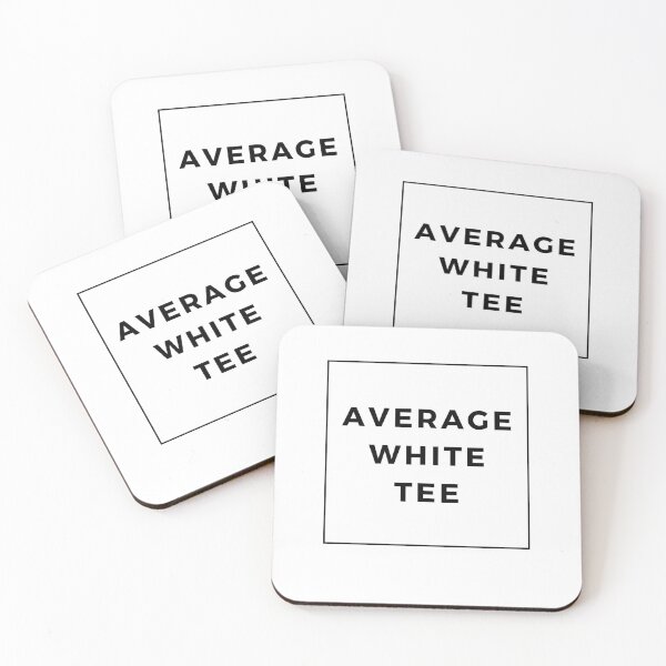 Item preview, average white tee designed and sold by fashioncollege.