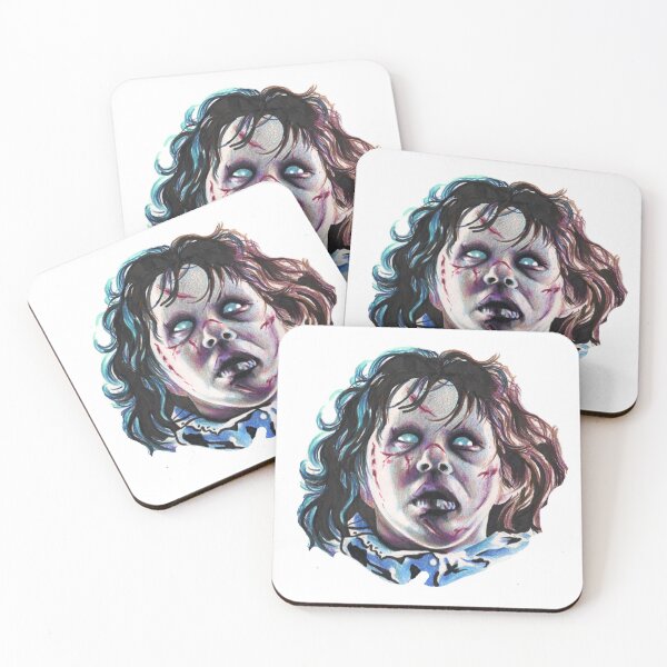 Item preview, EXCORCIST horror movie ORIGINAL ART colour pencil drawing designed and sold by 999shirts.