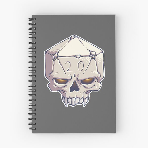 Item preview, 20 sided dice skull designed and sold by MageTowerMaps.