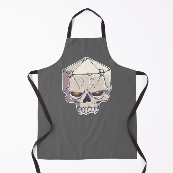 Item preview, 20 sided dice skull designed and sold by MageTowerMaps.