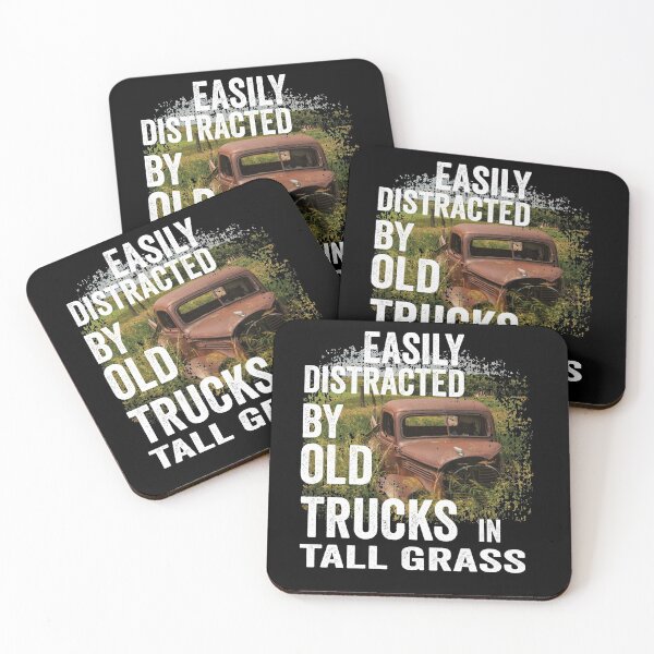 Item preview,  Vintage fun; Easily distracted by trucks in tall grass designed and sold by Department61.
