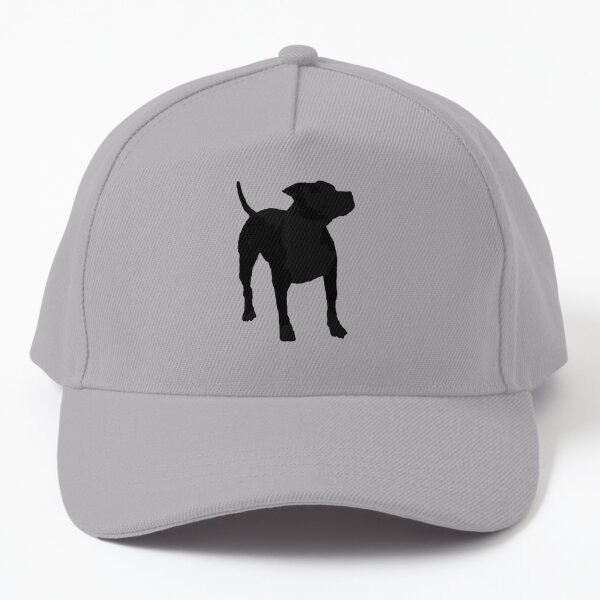 Pit Bull Silhouette Shadow Amstaff Staffy American Staffordshire Terrier Bully Baseball Cap