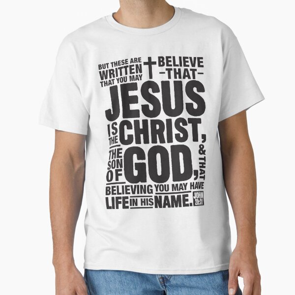 Item preview, John 20:31 Jesus is the Christ the Son of God designed and sold by plushism.