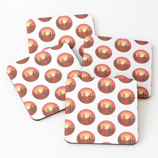 Item preview, Groovy Cactus with Sunset  designed and sold by KeepPlantsHappy.