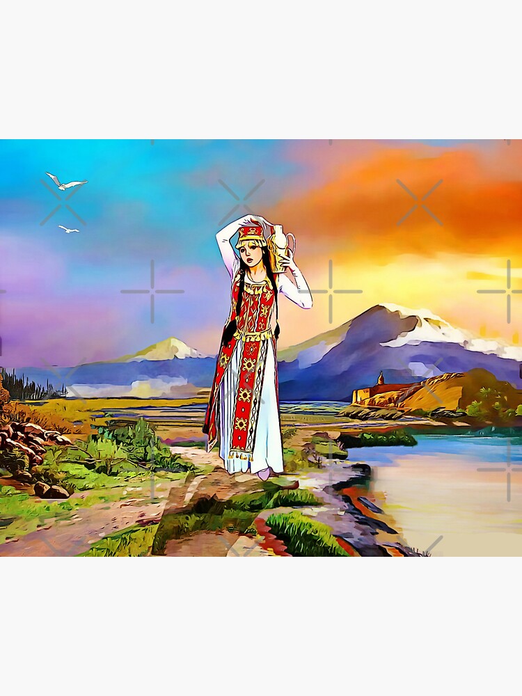 The Masis Ararat Lady Armenia by doniainart