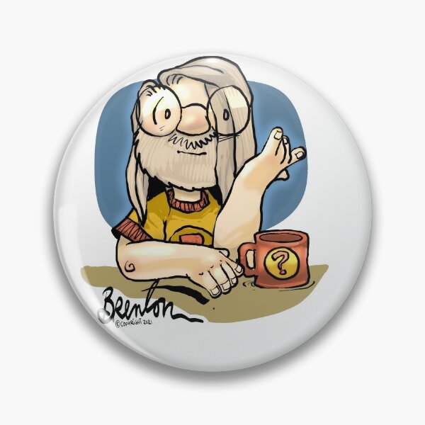 Item preview, Brenton Icon Sticker designed and sold by Brentoncartoon.