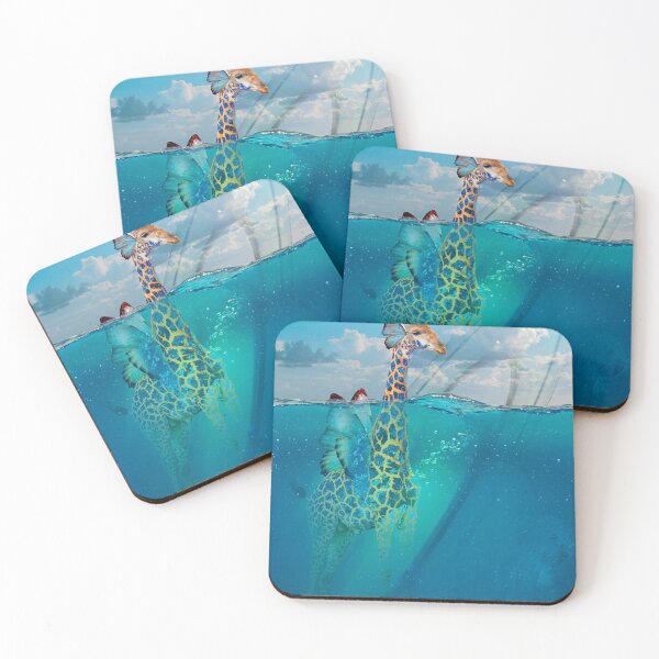 Item preview, Aquatic giraffe designed and sold by Lindsey Henderson.