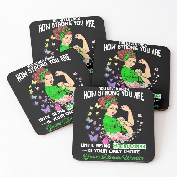 Item preview, Graves Disease Warrior You Never Know How Strong You Are designed and sold by largellie.