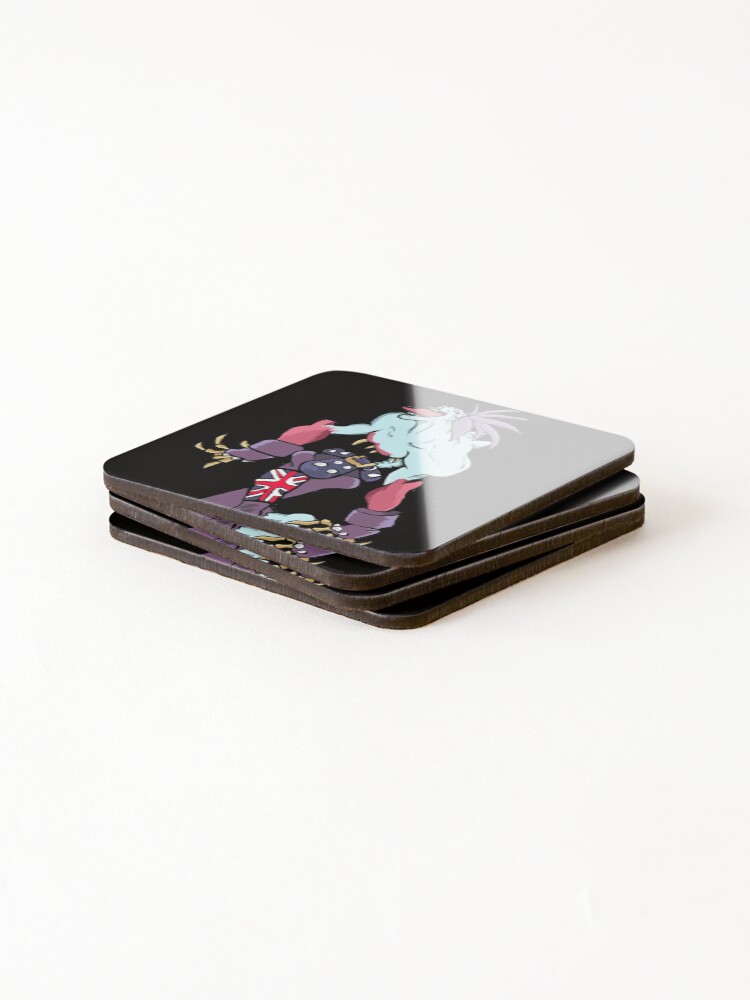 Thumbnail 4 of 5, Coasters (Set of 4), Lord Raptor designed and sold by PoesUnderstudy.