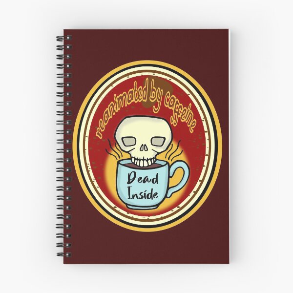 Item preview, dead inside but caffeinated designed and sold by sandpiperstudio.