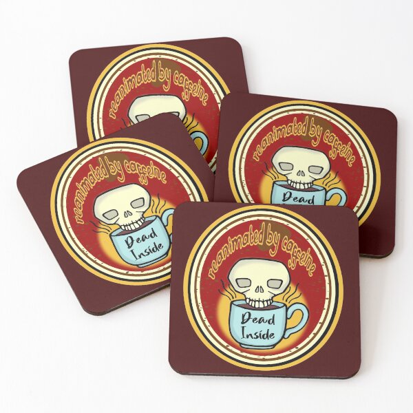 Item preview, dead inside but caffeinated designed and sold by sandpiperstudio.