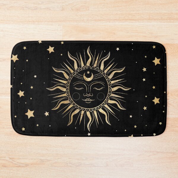 Item preview, sun and moon celestial gold art designed and sold by cutecrazytshirt.