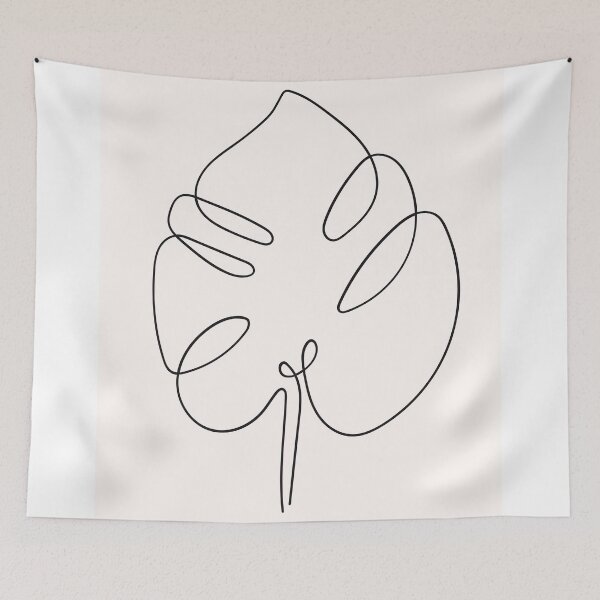 Item preview, Tropical one line art  designed and sold by Ami store.