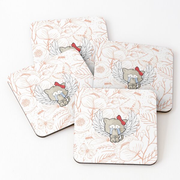 Item preview, Floral And Sad Cat designed and sold by DAFIN.