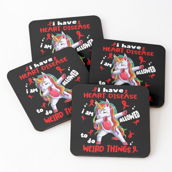 Item preview, Heart Disease Awareness Funny I have Heart Disease i'm allowed to do Weird Things! designed and sold by JanetShop809.