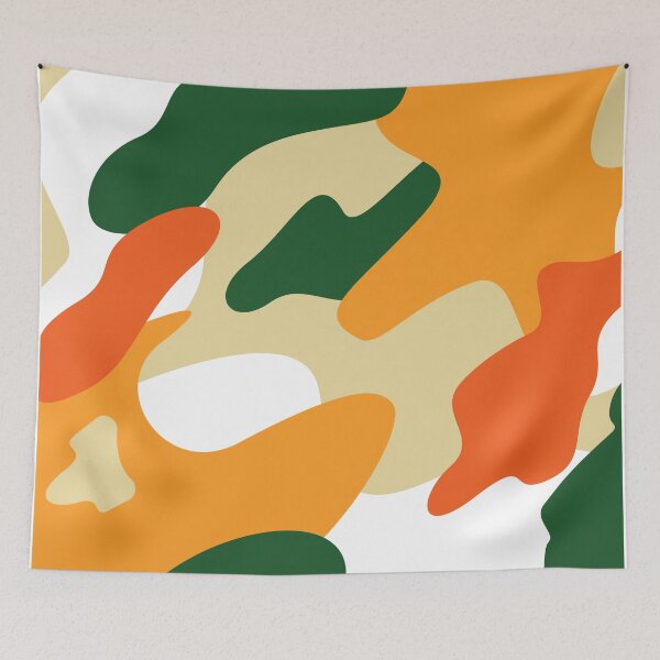 Item preview, Orange And Green Camo designed and sold by LifeProApperal.