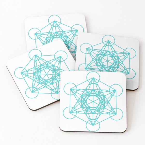 Item preview, Sacred Geometry Metatron's Cube Light Blue designed and sold by Morgan Obendorfer.