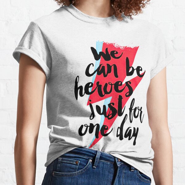 David Bowie We Can Be Heroes Classic T-Shirt