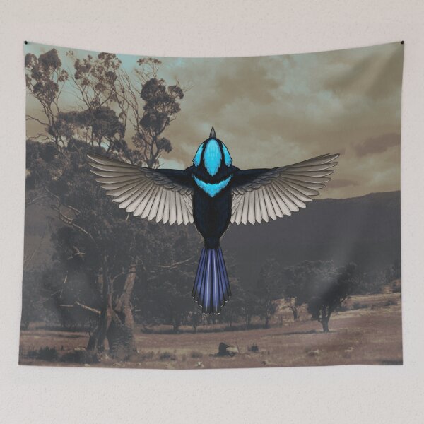 Item preview, Superb Fairy-wren - Australian Bird designed and sold by Samuel Hardidge.