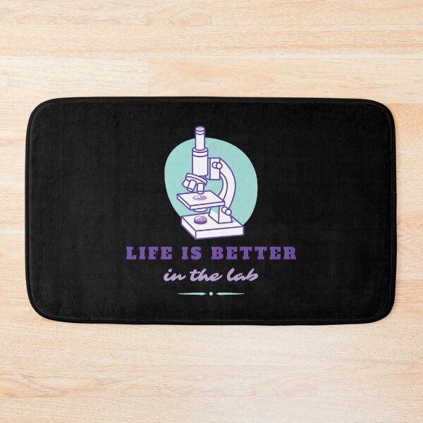Item preview, Life Is Better In The Lab - Laboratory, PCR, Microbiology, DNA, Chemistry, Microscope designed and sold by jadedscientist.