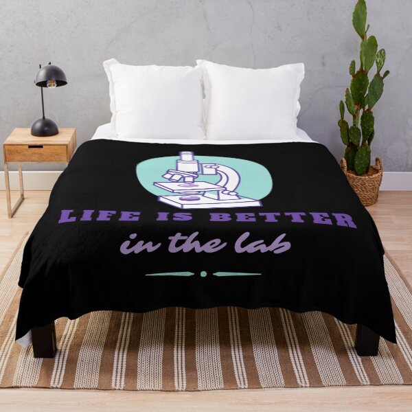 Item preview, Life Is Better In The Lab - Laboratory, PCR, Microbiology, DNA, Chemistry, Microscope designed and sold by jadedscientist.