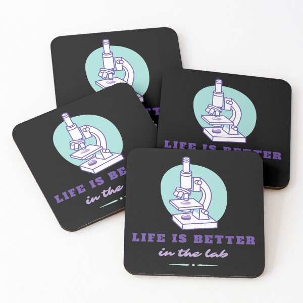 Item preview, Life Is Better In The Lab - Laboratory, PCR, Microbiology, DNA, Chemistry, Microscope designed and sold by jadedscientist.