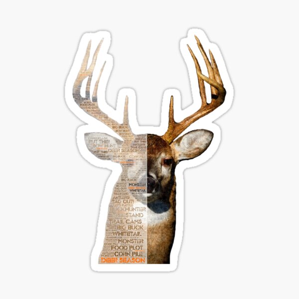 Trophy Whitetail Stickers for Sale, Free US Shipping
