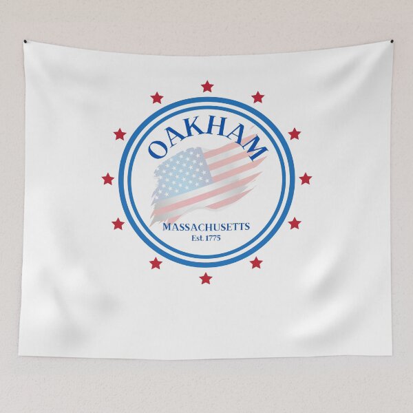 Item preview, Oakham Massachusetts est.1775 designed and sold by HROC.