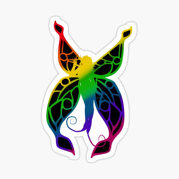 Item preview, Fae Silhouette Rainbow designed and sold by ChePanArt.