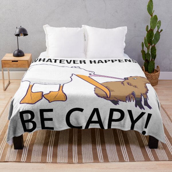 Item preview, Don't Worry, Be Capy. Capaybara Unbothered Funny designed and sold by alltheprints.